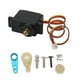 thumbnail image 1 of Servo RC ANGGREK de Engranaje de Metal Duradero Impermeable Negro 28T para Coche 1/28, 1 of 8