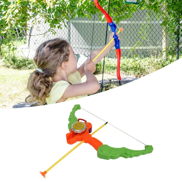 Del Juego Del Juguete Del Tiro Con Arco, Juguete De La Flecha Del Arco Del Diseño De La Cabeza De La Ventosa Con Efecto De Luz Para Los Niños