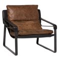 thumbnail image 1 of Connor Club Chair Open Road Brown Leather, 1 of 8