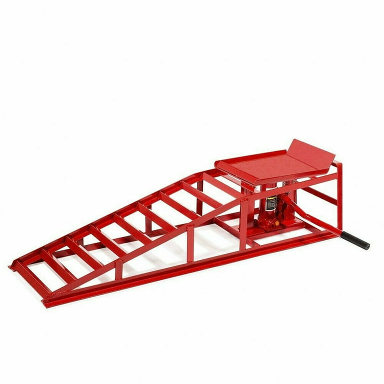 Adjustable Heavy-Duty Lower Ramp Support Stands (Pair)