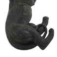 thumbnail image 4 of DecMode Polystone Glam and Luxurious Leopard/Panther Floor Sculpture, Black with Dazzling Crystalized Pattern, 39"W x 19"L x 14"H, 4 of 12