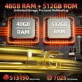 thumbnail image 4 of Smartphone OUKITEL WP62 5G de 48 GB+512 GB, 11.000 mAh, 108 MP, Android 15, 4 of 10