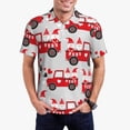 thumbnail image 1 of Balery Gnomes On The Car Camisa Polo de Hombre con Estampado, de Manga Corta y Tejido Medio, Camisa Tipo Golf Polo-XX-Large, 1 of 6