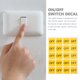 thumbnail image 3 of unbranded 20Ud Sticker Decorativo on Off En PVC Amarillo Para Etiquetado De Dispositivos Y Aviso, 3 of 6