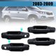 thumbnail image 4 of Piezas de manija de puerta exterior delantera izquierda + delantera derecha yuxing Para Sorento 2003-2009 color negro, 4 of 5