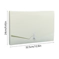 thumbnail image 3 of Carpeta organizadora de plástico tipo acordeón con 13 compartimentos, funda expandible para documentos, ideal para exámenes, recibos, tamaño A4, para estudiantes u oficina, para guardar contratos y, 3 of 6