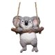 thumbnail image 1 of Colección de artesanías decorativas colgantes con forma de animales de jardín, regalo decorativo de resina para jardín. Koala estilo C, 1 of 8