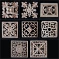 thumbnail image 3 of European Carved Unpainted Mouldings Square Natural Wooden Applique for Furniture, 3 of 4