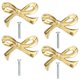 thumbnail image 1 of 4 Unids Perillas De Arco Doradas Para Cómoda Perillas De Cajón De Lazo Latón Macizo Forma De Lazo Perilla Del Gabinete Tiradores De Cajón De Lazo Compacto Tiradores De Cómoda De Lazo Elegantes Decorat, 1 of 1