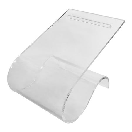 Stand Double Riser Clear Acrylic Double Shoes Rest Display Fixture Stand Retail Heels Slant Riser Holder ()