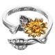 thumbnail image 1 of NUOLUX Anillo Ajustable Con Y De Imitación Para Mujer Estilo Llamativo, 1 of 6