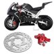 thumbnail image 5 of 4.7in Brake Disc Red Caliper Replacement for MBX10 MBX11 Moto Rear Mini Bike 47cc 49cc Pocket Bike, 5 of 5