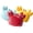 Blue+Yellow+Red, variant on Crab Multifunctional Bottle Opener, Crab-Shaped 4-in-1 Magnetic Refrigerator Magnet with Scissors, Box Cutter, Bottle Opener, Portable Household Gadget for Home Office Daily Use