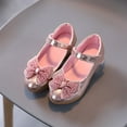 thumbnail image 3 of Little Girls Fashion Princess Shoes Flower Decoration High Heeled Princess Shoes, 3 of 8