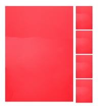 KALLORY 5 Sheets Color Corrector Light Tint Film Red PVC Photography Supplies DIY Projects