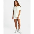 thumbnail image 5 of RVCA Women's Recess 3 Hawaiian Floral Lightweight Crewneck Tee T-Shirt in Cloud (X-Small, Cloud), 5 of 7