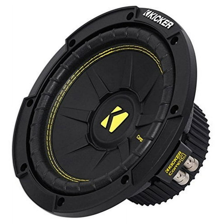 KICKER COMP 8インチ ウーファーボクース コンパクト KICKER Kicker CompC 8 Inch Subwoofer for Car Audio, 4 Ohm, 200W RMS