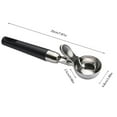 thumbnail image 3 of AUDeals Portion Scoop, 3.25 OZ Disher Scoop, 12 Scooper, 6.5 Tbsp Large Cookie Scoop, Green/Black Handle, for Portion Control, Cookie Dough, Cupcake Batter, Ice Cream, 3 of 4