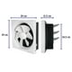 thumbnail image 3 of Extractor Industrial de aire 12", Volteck Volteck EXA-12I, 3 of 4