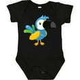 thumbnail image 3 of Inktastic Colorful Parrot, Tropical Parrot, Cute Parrot Boys or Girls Baby Bodysuit, 3 of 5