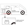 thumbnail image 3 of Aramox Exterior Shower Kit for Rv Campervans Trailer, Exterior Shower Box Kit 1.5m Metal Hose Outdoor Washing Spray Box Set, 3 of 8