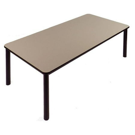 

Correll 30 W x 60 D Deluxe High Pressure Library Table in Savannah Sand Brown