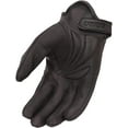 thumbnail image 2 of First Mfg Co - Roadway - Men's Motorcycle Biker Riding Black Leather Gloves - 4X Large - Lightweight, 2 of 2