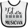 thumbnail image 3 of Inktastic Future Musician Piano Music Boys or Girls Baby Bib, 3 of 4