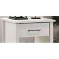 thumbnail image 7 of Pemberly Row 20"W White Engineered Wood 1-Drawer Nightstand Bedside Table, 7 of 7