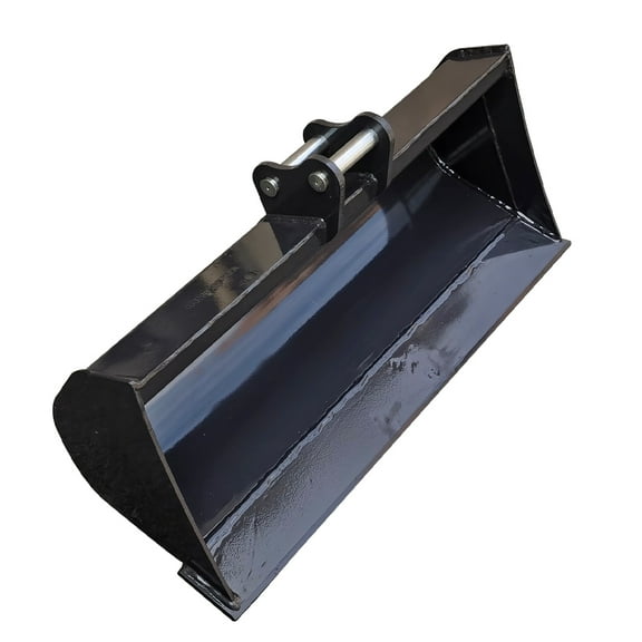 Wallemac WGB30-HIT-1 Ditch Cleaning Buckets Grading Bucket With Pins  For 1 Ton HITACHI EX08 Mini Excavator or Similar Machines Mini Digger Clean-up and Grading Bucket