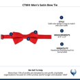 thumbnail image 4 of CTM  Satin Bow Tie (Men), 4 of 4