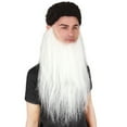 thumbnail image 2 of HPO Adult Men's Southern Long Beard Set | Synthetic Fiber Facial Hair Cosplay Costume, 2 of 5