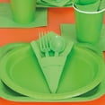 thumbnail image 3 of Paper Plates, 9 In, Lime Green, 16Ct,Dinnerware Sets,Disposable Tableware, 3 of 4