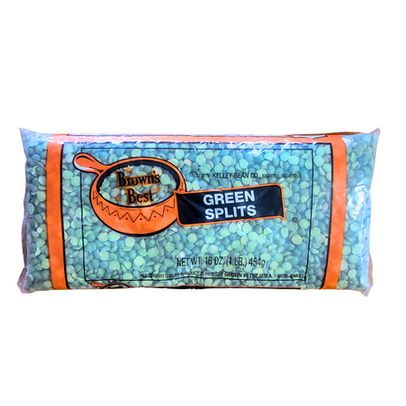 Green Split Peas 24 Ct. - 1 LB. Bags