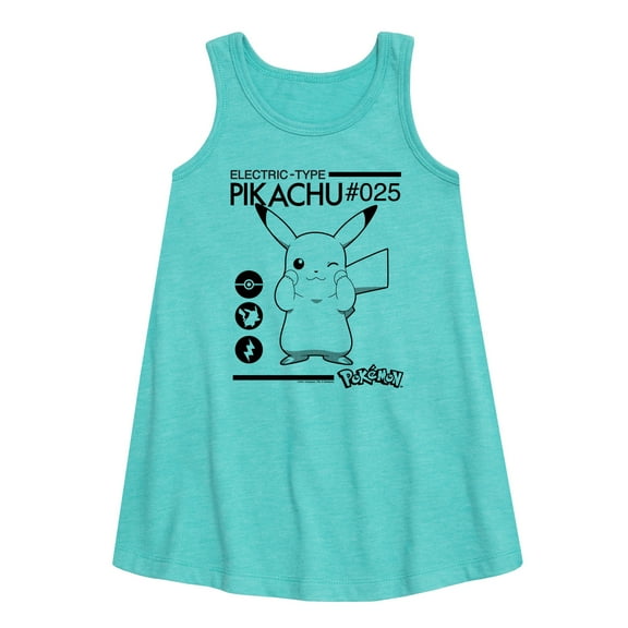 Pokémon - Electric Type - Youth Girls A-line Dress