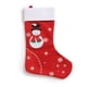 thumbnail image 5 of Ounissouiy Medias de Navidad Santa Claus copo de nieve colgando calcetines de Navidad adorno de árbol de chimenea saco de Año Nuevo tela no Type2 NO2, 5 of 6