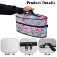 thumbnail image 5 of HELLHERO Steamer Storage Bag with Handle and Zipper Garment Steamer Box Travel Steamer Holder Rose Pattern Design St.Patrick's Day, Case Only, 5 of 6