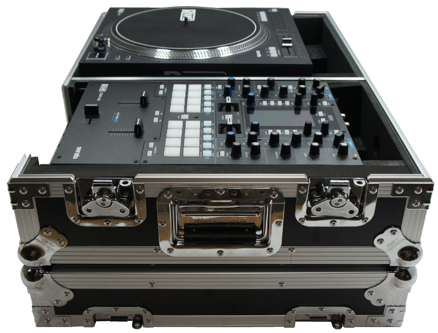 Harmony HCRAEN1272W DJ Battle Coffin for (1) Rane 12 Turntable & Rane 72 Mixer