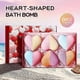 thumbnail image 1 of Heart-shaped Bath Bombs Gift Set Handmade Natural Bath Bomb for Women Floating Bubble with Pure Essential Oil for Self Care & SPA Relaxation, Birthday, 1 of 5
