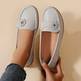 thumbnail image 2 of Xiaoxatg Women's Casual Shoes with Closed Toe Platform Design and Floral for Everyday Comfort and Versatile Style 7 Grey, 2 of 9