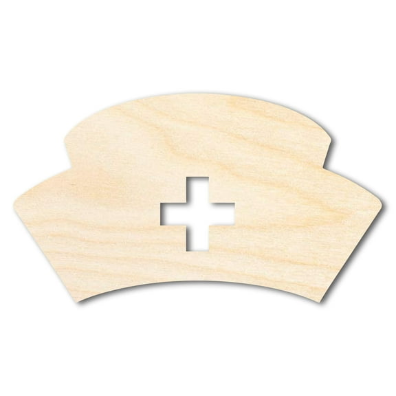 Unfinished Nurse Hat Shape 24" / 1/2"