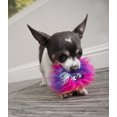 thumbnail image 4 of goDog Just For Me Furballz with Chew Guard Technology Plush Dog Toy, Cool Rainbow, Mini, 4 of 8