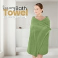 thumbnail image 6 of Utopia Towels 4 Pack Bath Towels Set, 100% Ring Spun Cotton, Soft and Highly Absorbent Wash Towels for Body and Showering – Perfect for Daily Use (27 x 54 Inches)(Sage Green), 6 of 7