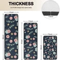 thumbnail image 4 of Pioneer Flower Floral Print Pattern Kitchen Rugs Sets Of 3,Kitchen Runner Rugs Non Skid Washable,Decorative Kitchen Floor Mats for Kitchen,Sink,Laundry,17X30 Inch + 17X47 Inch + 17X59 Inch, 4 of 6