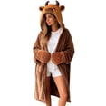 thumbnail image 3 of Miaoju Softness Cow Wearable Blanket Hoodie –Body Full Coverage with Easy Movement Oversized Warm Cozy Flannel Blanket Cute Cow Gift for Women, 3 of 6