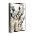 thumbnail image 3 of Stupell Industries Modern White Strands Watercolor Black Framed Giclee Art, 12 x 18, by Regina Moore, 3 of 8