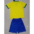 thumbnail image 2 of 2022 Copa Del Mundo Brasil Kids Kit Camiseta De Fútbol Para Hombre En Casa Camisa Amarillapangjing, 2 of 3