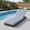 Gray Rattan/Stripe Blue Cushion, variant on DREAMSID 2 Pcs Outdoor Wicker Chaise Lounge with 5-Position Adjustable Backrest & Thicken Cushion, Weather-Resistant Patio Reclining Chaise for Pool, Beach, Backyard -Beige Rattan/Grey Cushion