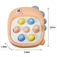 thumbnail image 3 of Dinosaur Whack-A-Mole Game, Push & Press Toy, Parent-Child Interactive Puzzle, Stress Relief Bubble Popper, Hand-Eye Coordination Training, Travel-Friendly, 3 of 7
