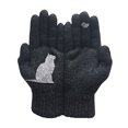 thumbnail image 1 of Minnieouse Guantes cálidos de invierno dibujos animados pájaro gato mujeres hombres tejido protección térmica contra el frío parche a Type3 NO3, 1 of 5